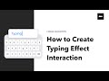 How to Create a Realistic Typing Effect in Figma (Step-by-Step Tutorial)