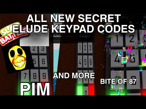 All NEW Elude Keypad Secret Easter Egg Codes (I think) Slap Battles Roblox