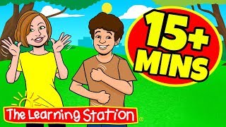 Boom Chicka Boom Song ♫ 15 MINS+ ♫ Brain Breaks & Action Songs  ♫ Kids Songs by The Learning Station