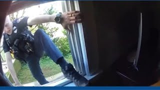 'Sudden Rapid Tactical Descent' | Officer's fall sparks jokes from colleagues