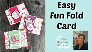 Simple Fun Fold Card That's Dressed to Impress