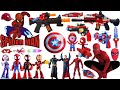 Marvel Toys Unboxing Spider-Man hero doll, electric toy gun, Spider-Man toy car, ASMR | Review Toys