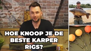 Hoe knoop je de BESTE karper RIGS? | Kevin Diederen | Onderlijnen | Raven Fishing E-vent | Editie 2