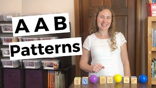 AAB Patterns - rhymes, shapes, size, colors, movement, and learning fun! - Learn at home