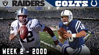 "A Quick Comeback" (Raiders vs. Colts 2000, Week 2)
