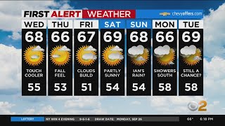 First Alert Forecast: CBS2 9/27 Evening Weather at 6PM