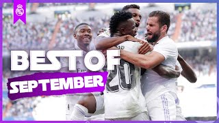 ALL THE GOALS from Real Madrid's victories in September