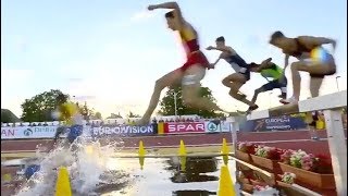 Boys 2000m Steeplechase at U18 European Champ - Győr 2018