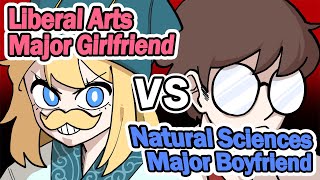 [Chiktatoon] Natural Sciences Major Boyfriend vs. Liberal Arts Major Girlfriend