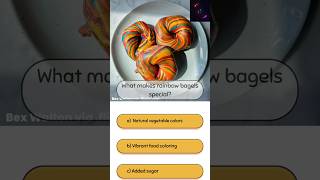 What makes rainbow bagels special?