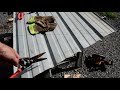 how to cut metal roofing