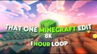 Aria Math - C418 (tiktok version) [Edit 8K] (1 HOUR LOOP )