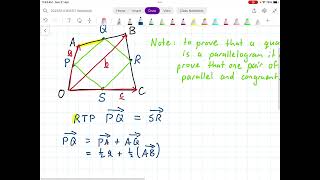Midpoints of quadrilateral join to form parallelogram - Proof