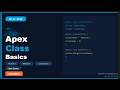 Salesforce Development Series Day 1 | Apex Classes Basics for Beginners