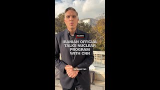 Iranian official talks nuclear program with CNN