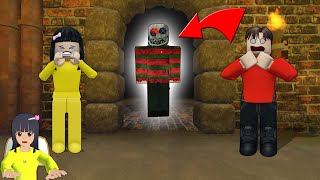 Yuta, Mio Dan Baby Celine Masuk Kerumah Hantu Freddy || ROBLOX