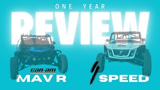 SPEED UTV El Jefe PLUS CanAm Maverick R - One Year Review! Worth the Money?