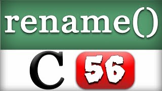 rename File Handling Function in C Programming Language Video Tutorial
