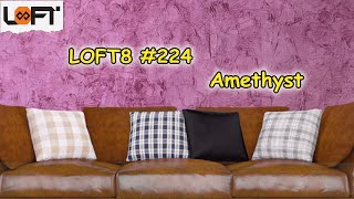 ปูนขัดมัน LOFT8 #224 Amethyst สีม่วงอเมทิส