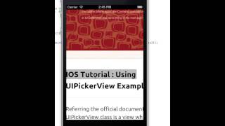 UIWebview Example IOS