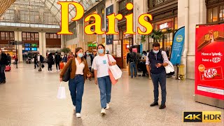 Paris walking tour 4K | walking tour around Paris Gare de Lyon | paris 4K | A Walk in Paris