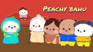 at mother in law's house || peachu ka pallu || dudububu || sugar brownie || peach goma stories