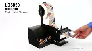 LD6050 High Speed Electric Label Dispenser, Barcode Dispenser, Die-cut Dispenser