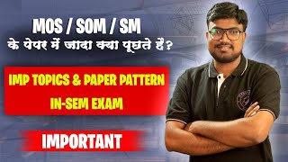 Imp Topic \u0026 paper pattern in-sem exam| solid mechanics| som mos