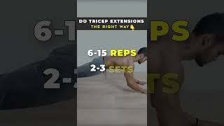 ✅ The BEST Triceps Exercise! (No Equipment)