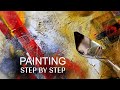 Abstract Acrylic Painting Tutorial | Step by Step Abstract Painting | Abstract 26