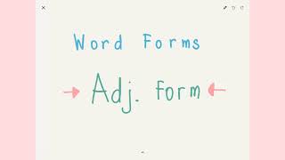 คำไหนบ้างเป็นคำคุณศัพท์ :  Adjective form ข้อสังเกต คำที่ทำหน้าที่เป็น คำคุณศัพท์