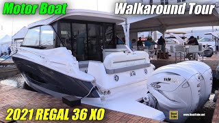 2021 Regal 36 XO Motor Boat Walkaround Tour - 2020 Fort Lauderdale Boat Show