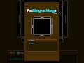 padding Vs Margin in CSS #css #webdesign #html #coding #webdevelopment #csscoding