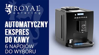 Automatyczny ekspres do kawy Royal Catering RC-FACM | Prezentacja produktu