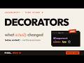 JavaScript Decorators: What Actually Shipped (and What Didn't)
