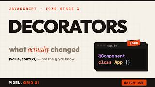 JavaScript Decorators: What Actually Shipped (and What Didn't)