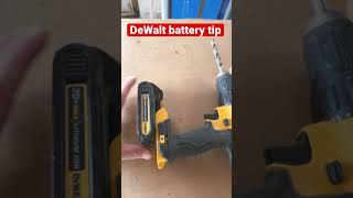 How to recharge a DeWalt 20 V max lithium ion battery #Shorts