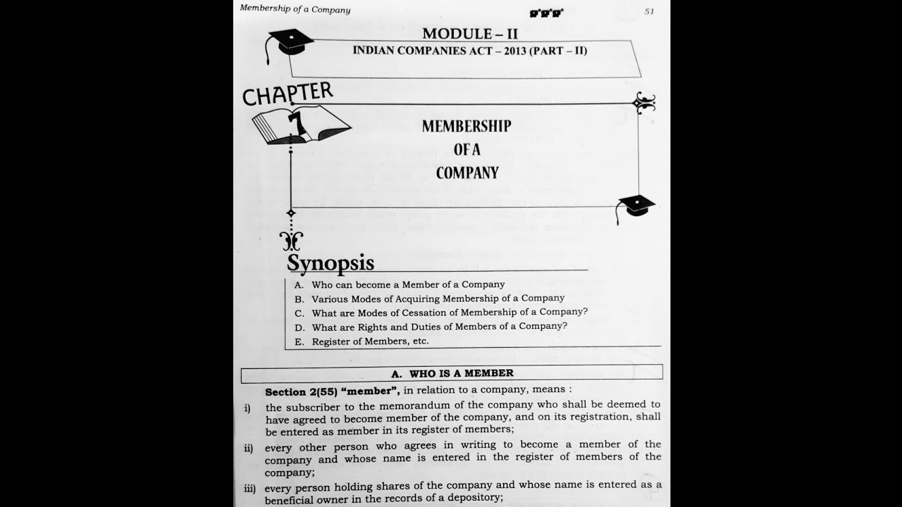 SYBCOM SEM 4 | BUSINESS LAW NOTES | MODULE:2 THE COMPANIES ACT 2013 ...