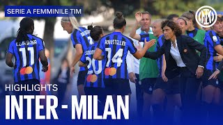 INTER 4-0 MILAN | WOMEN HIGHLIGHTS | SERIE A 22/23 📹⚫🔵
