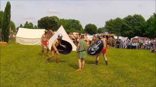 Kampf 1/5: Gladiatoren „Amor Mortis“, Römertage 2016 Wachenheim