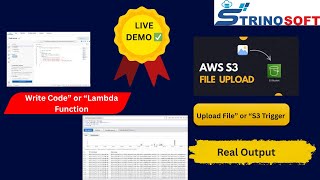 AWS Lambda S3 Trigger Demo | Real Event-Driven Serverless Workflow in Action
