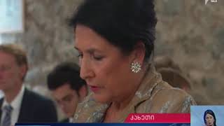 საქართველოს პრეზიდენტმა გერმანელ კოლეგას უმასპინძლა