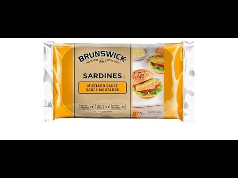 How many calories in a 3.75 oz can of sardines in mustard sauce?