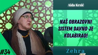 Aida Krzić: Naš obrazovni sistem davno je kolabirao! / Zehrapodcast #34