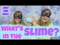 What's in the Slime Challenge ~ Jacy and Kacy What's in the Slime Challenge ~ Jacy and Kacy