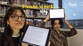 exam week vlog| tired and wanna sleep🦦😴☕️