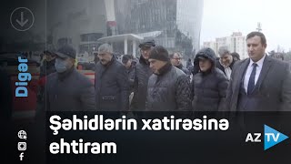 YAP kollektivi Şəhidlər xiyabanını ziyarət edib