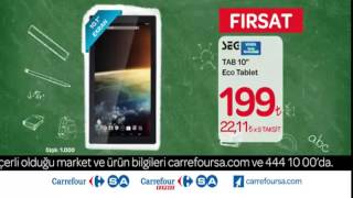 CarrefourSA HaftaSonu İndirimi SEG Tablet Reklamı