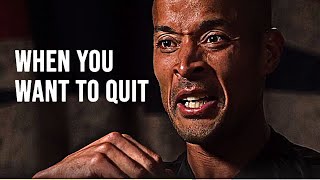 David Goggins: When You Want To Quit.. DON'T QUIT ( Must WATCH Motivational Spee
