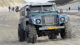 1962 - Land Rover Series 2 off-roading at Løkken Beach Tour 2020 | Pure Vintage | Wanna See Autos